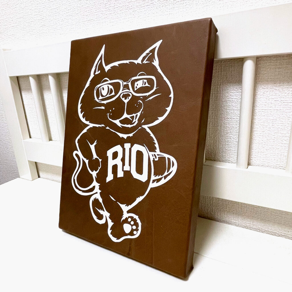 猫のレザーフレーム